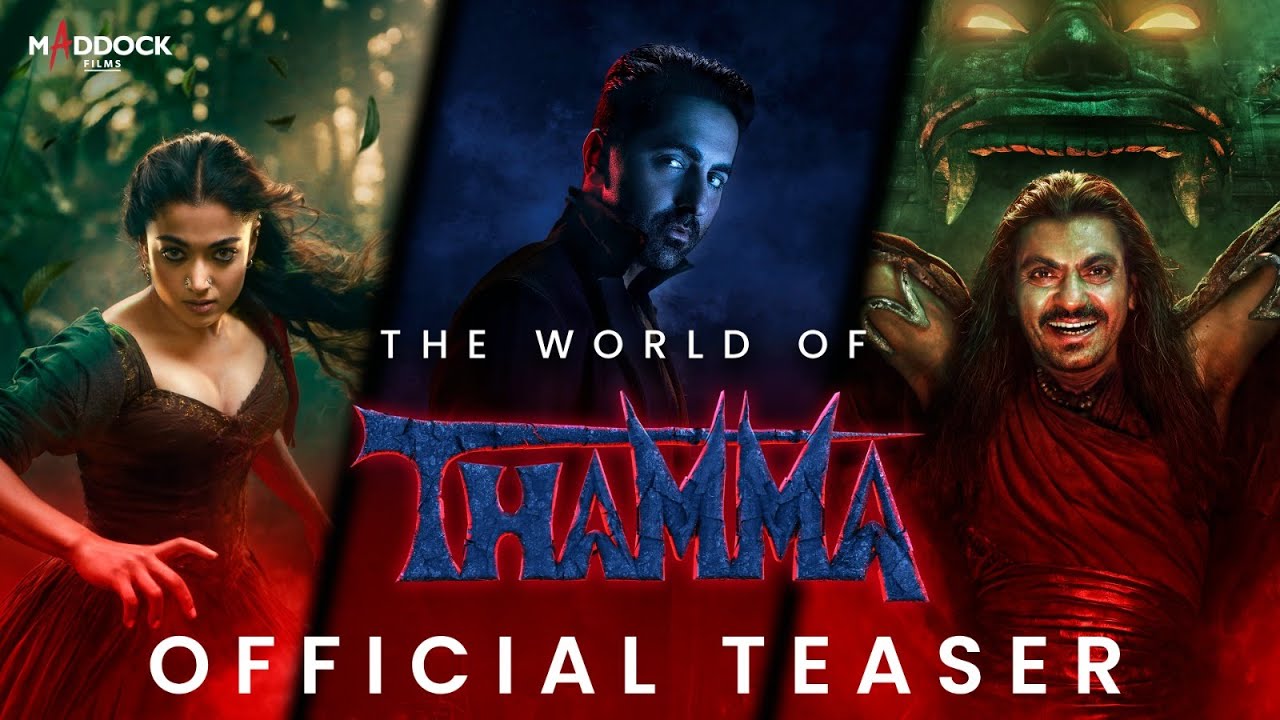 World of Thamma | Official Teaser | Ayushmann, Rashmika, Paresh, Nawazuddin | Dinesh V | This Diwali