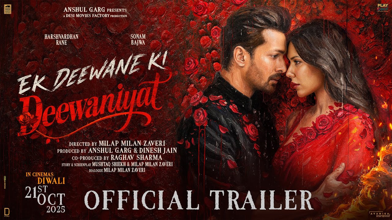 EK DEEWANE KI DEEWANIYAT - Trailer | Harshvardhan & Sonam | Milap | Anshul | In Cinemas 21st October
