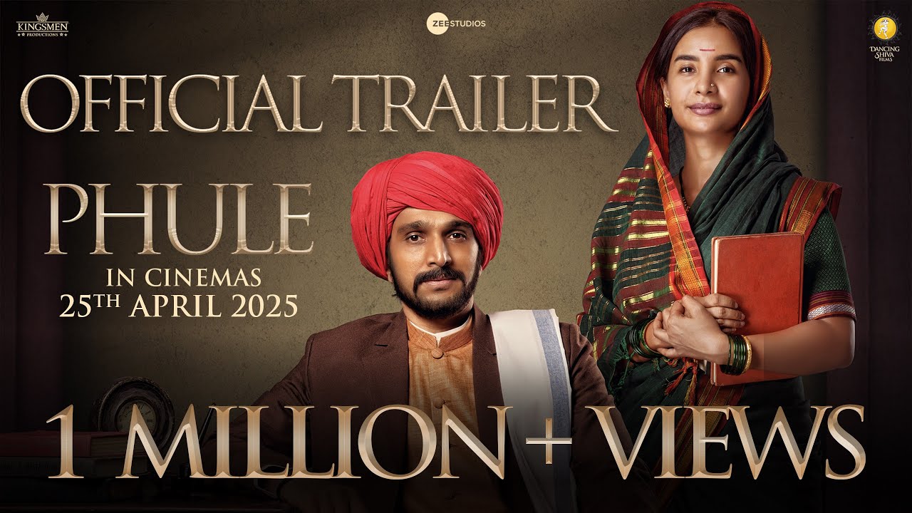 Phule | Official Trailer | Pratik Gandhi & Patralekhaa | Ananth Narayan Mahadevan | April 25, 2025