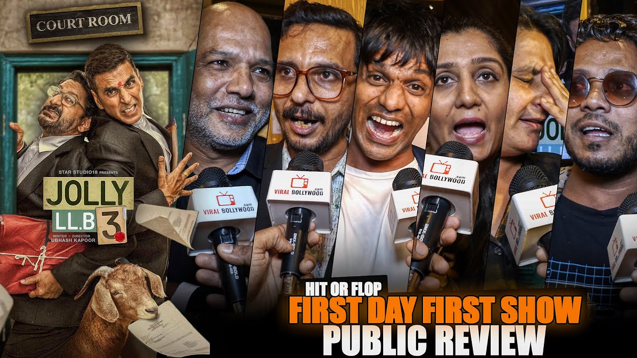 Jolly LLB 3 Movie | Public Review | First Day First Show | HIT or FLOP | Akshay Kumar, Arshad Warsi