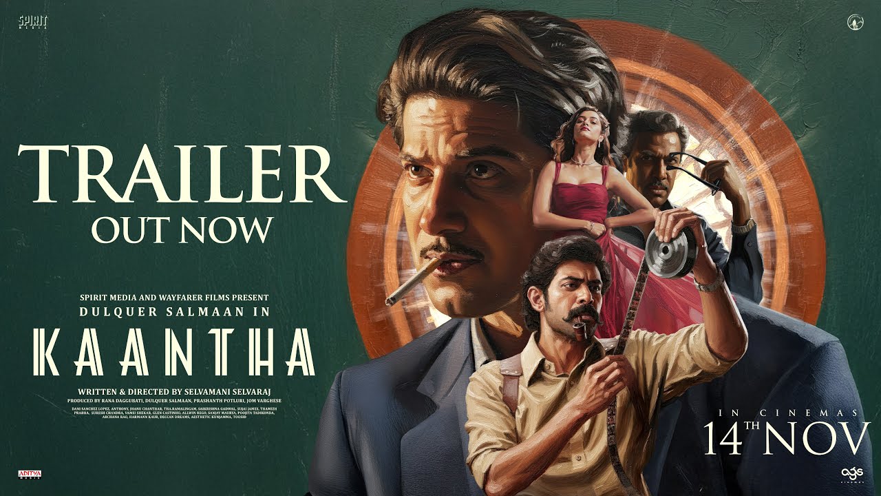 Kaantha - Official Trailer | Dulquer S, Samuthirakani, Bhagyashri B, Rana D | Selvamani S | Nov 14