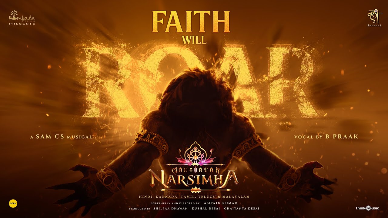 Faith Will Roar – Promo Video | Mahavatar Narsimha | B Praak Releasing on July 25th