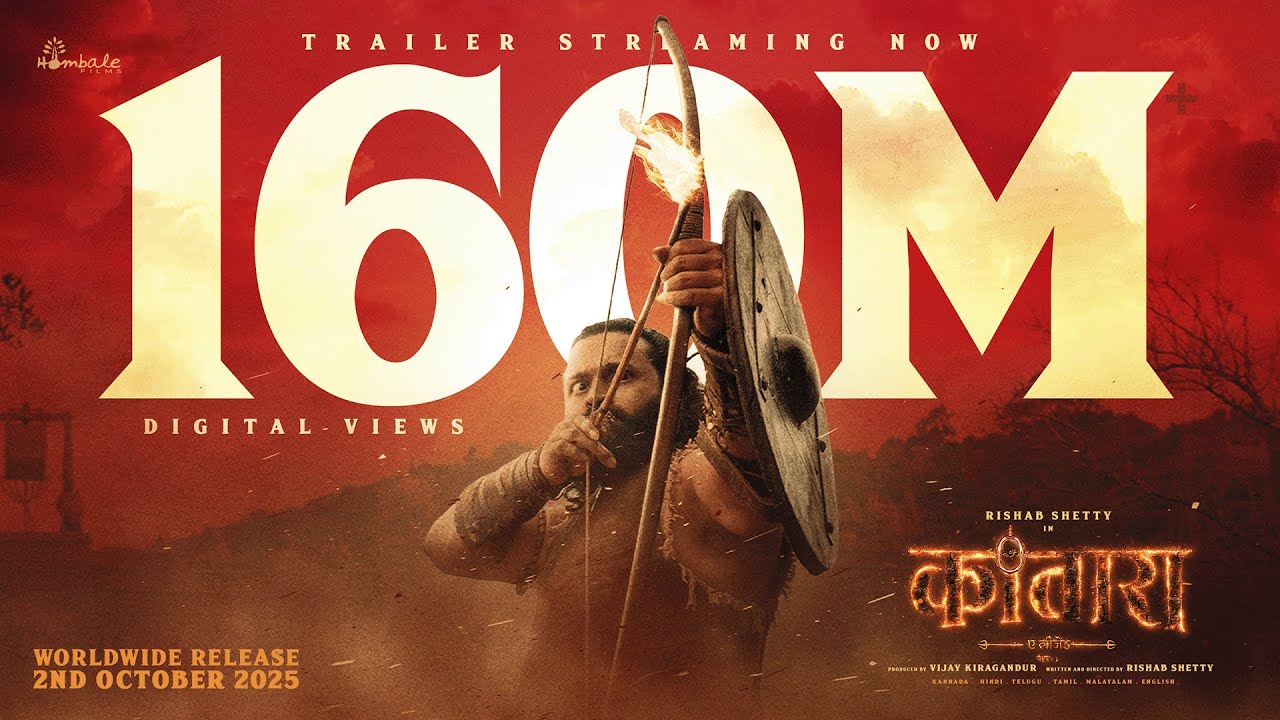 Kantara Chapter 1 Trailer - Hindi | Rishab Shetty | Rukmini | Vijay Kiragandur | Hombale Films