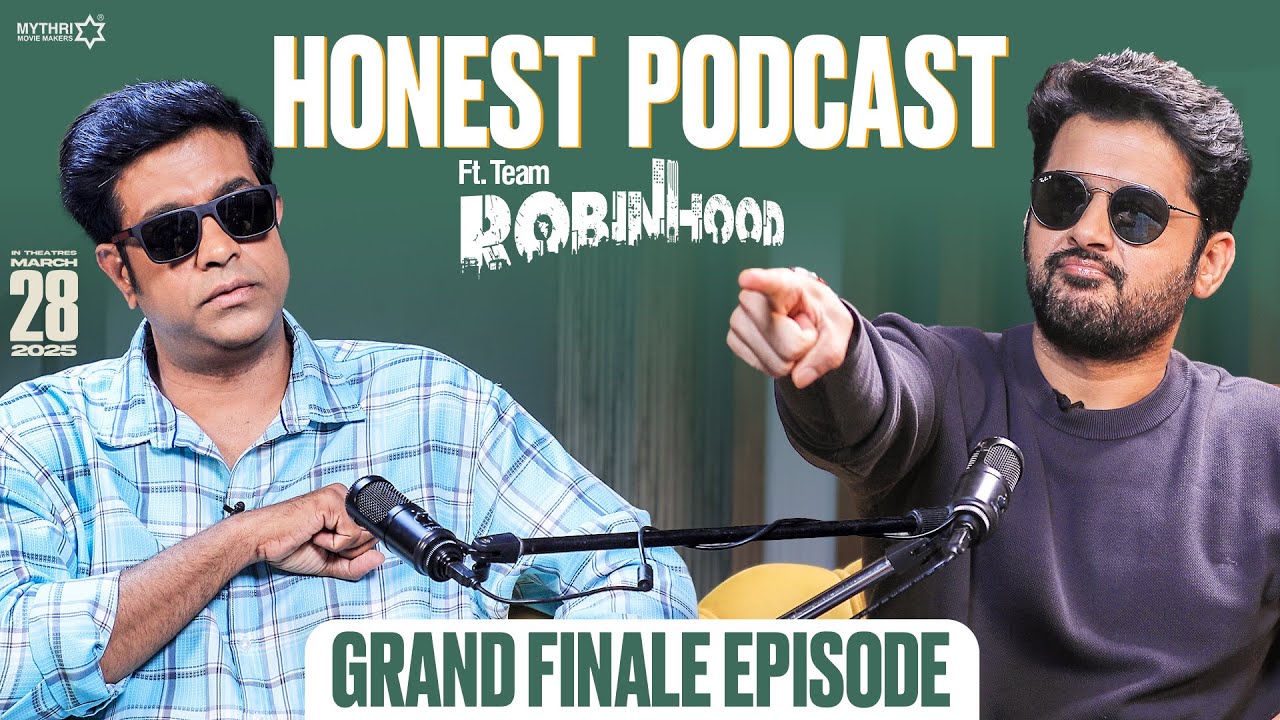 Honest Podcast ft. Team Robinhood Grand Finale Episode | Nithiin | Vennela Kishore | Sreeleela