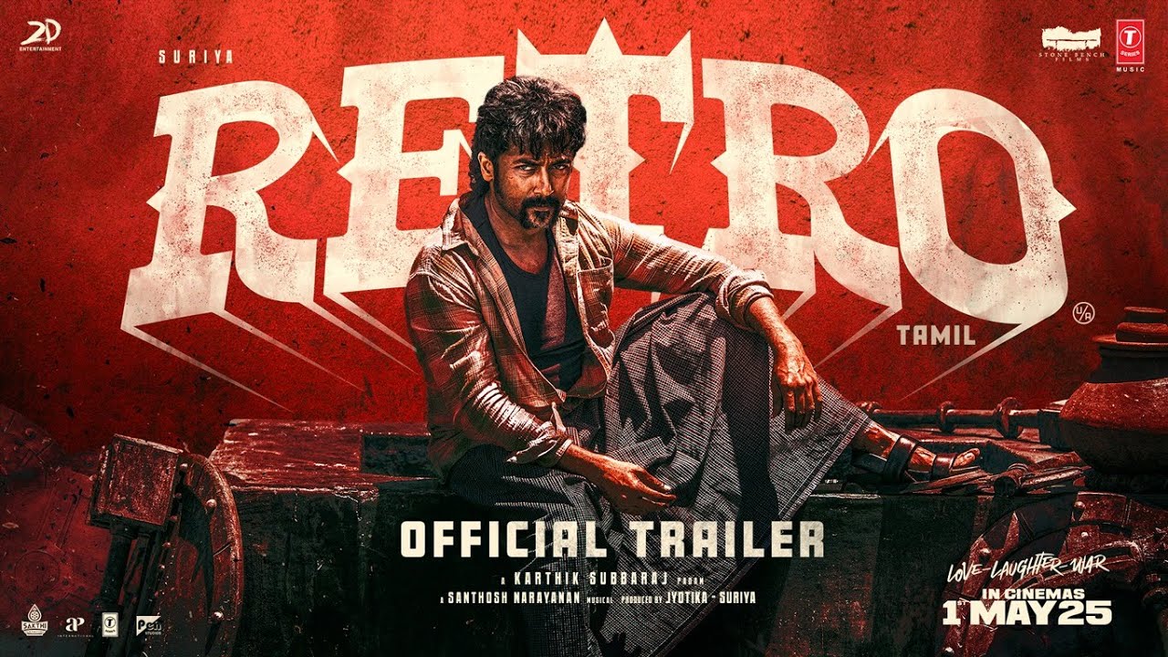 Retro Trailer | Suriya | Pooja Hegde | Karthik Subbaraj | Santhosh Narayanan | Latest Tamil Trailer