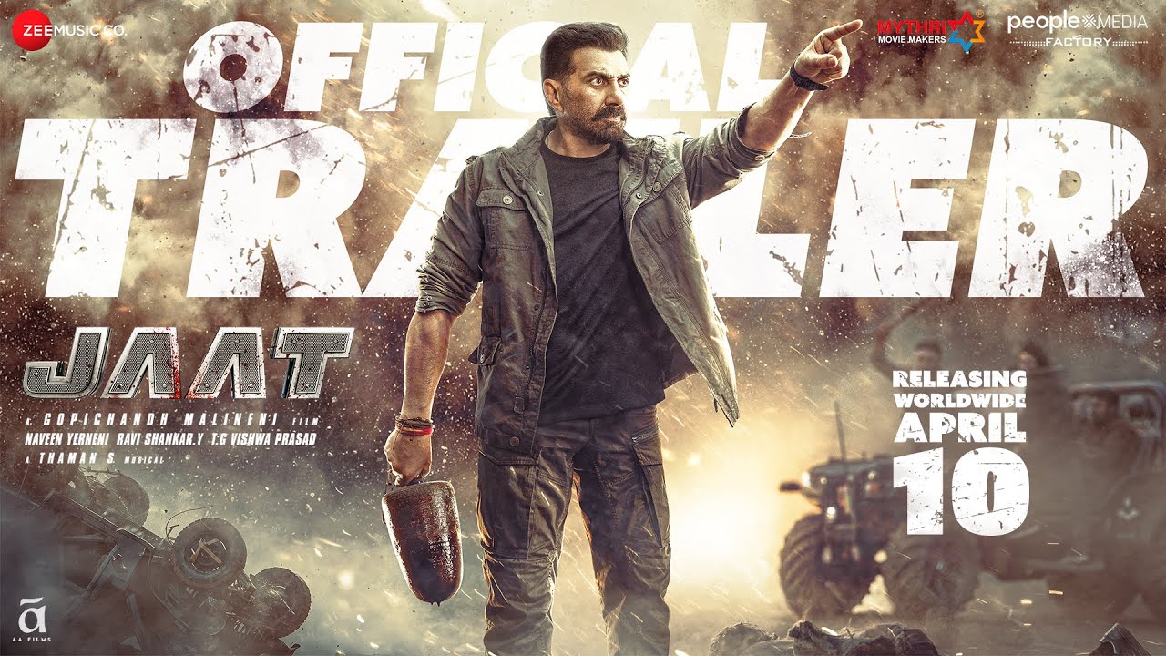 JAAT - Official Trailer | Sunny Deol, Randeep Hooda, Viineet Kumar Siingh | Gopichand M | Thaman S