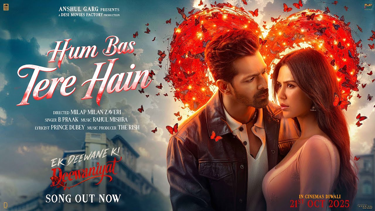 Hum Bas Tere Hain - Ek Deewane Ki Deewaniyat | Harshvardhan & Sonam | B Praak, Rahul, Rish & Prince