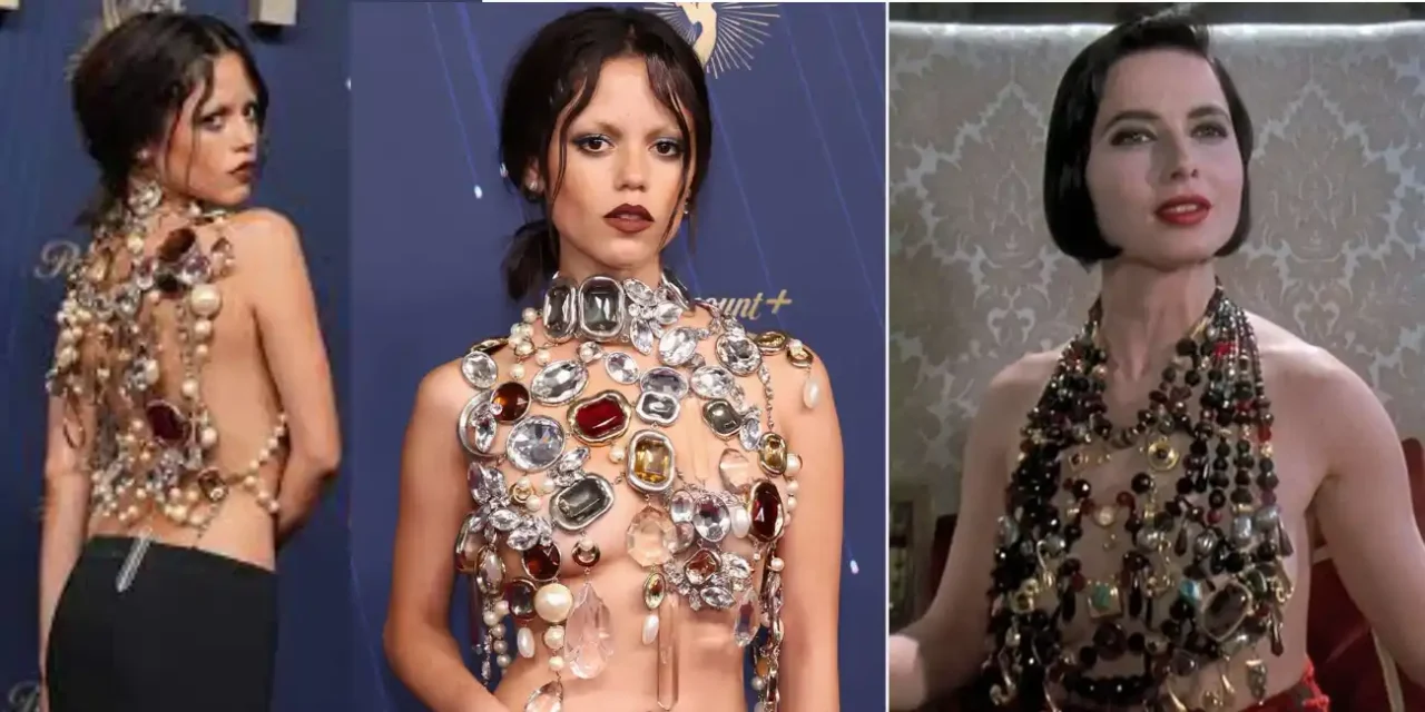 Many people said it reminded them of a famous look from a movie called "Death Becomes Her."