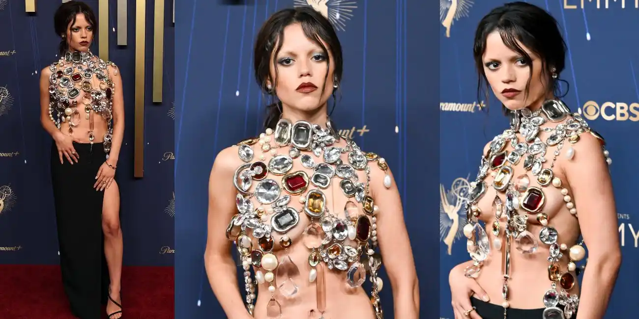 Hollywood News: Jenna Ortega Stuns in Bold Gothic Glamour at Emmy Awards 2025 Red Carpet