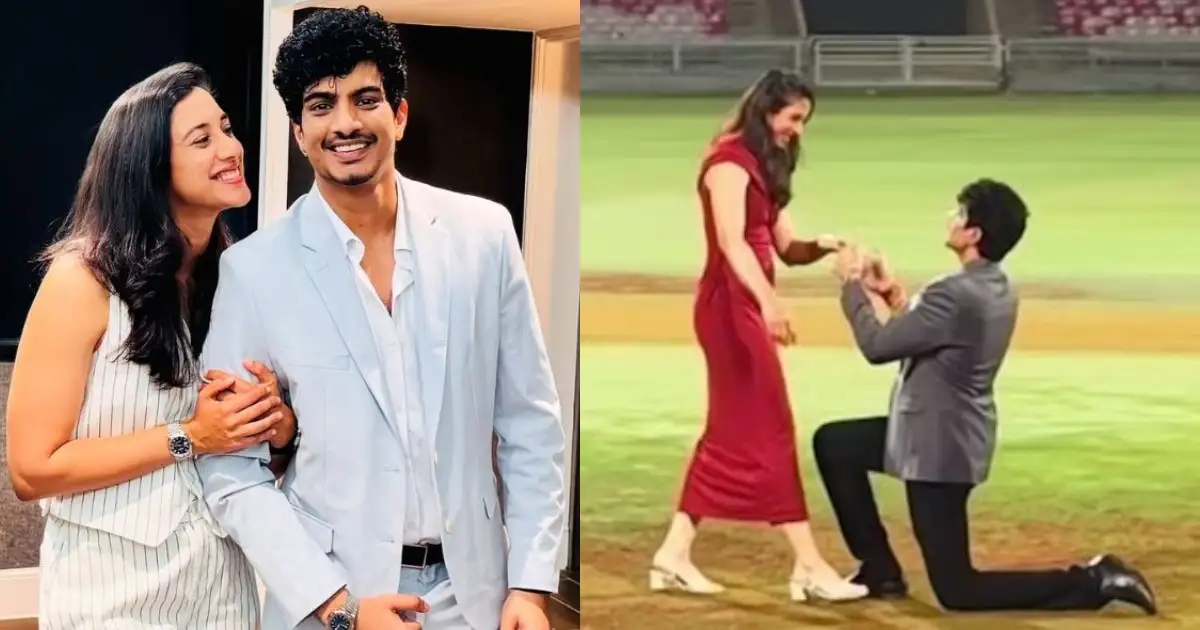 image of Smriti Palaash Smriti Mandhana Gets Engaged — Wedding in 48 Hours!