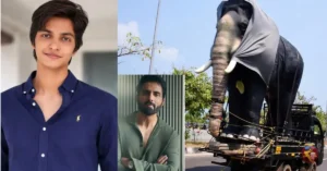 Airavatham has Arrived! Sonu Sood and Son Ayaan Gift a 500kg Mechanical Elephant to Chennai Temple!